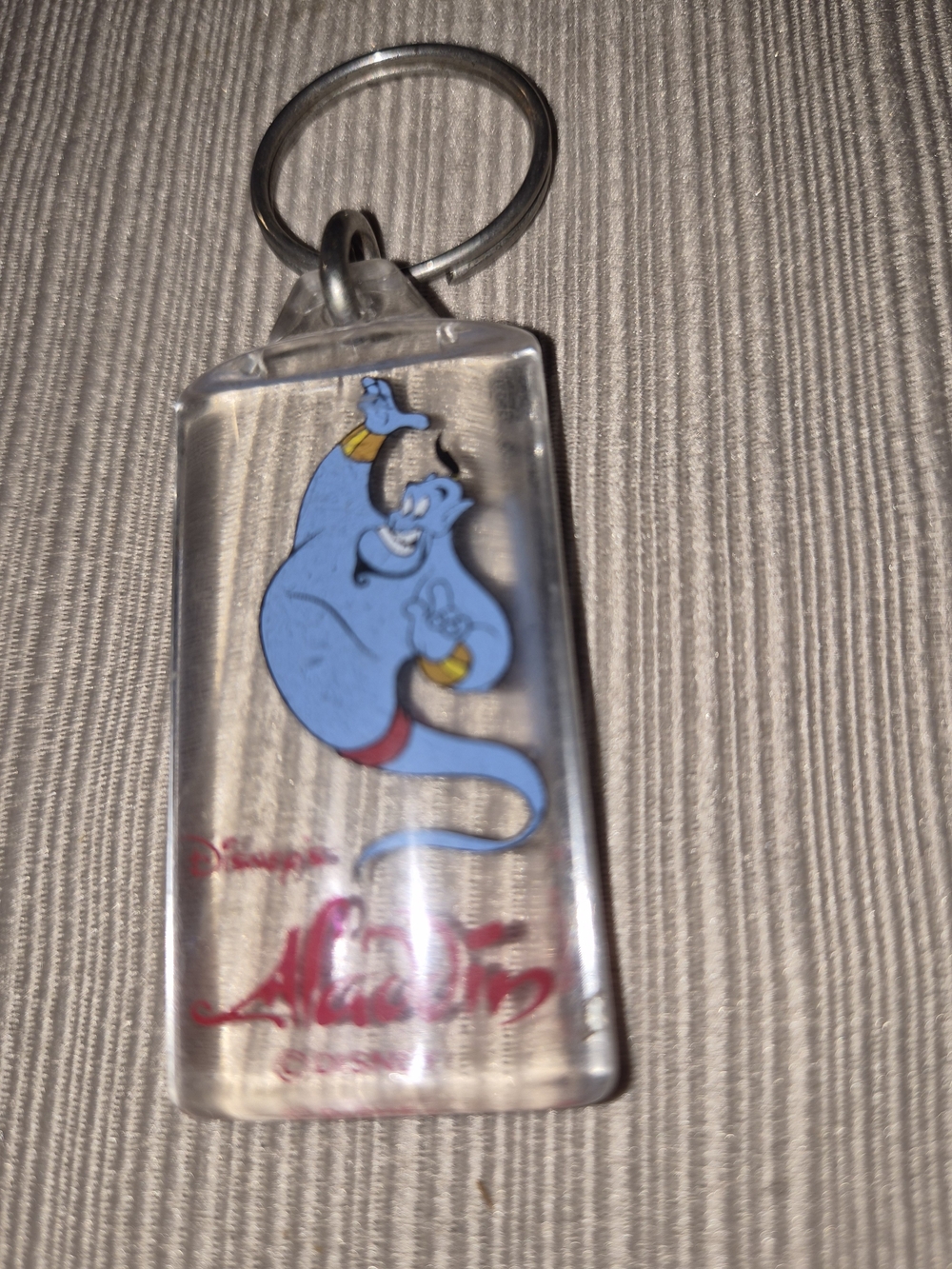 Disney Aladdin Genie Blue Keychain - Official Character Key Ring